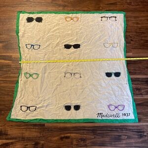 Madewell 1937 Bandana Green White Eyeglasses Sunglasses Novelty Print 33x33